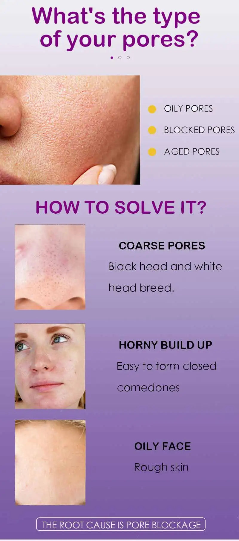 Pore Shrinking Serum Face Removing Large Pores Tightening Facial Pore Minimizing