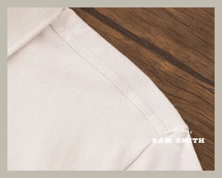 American t-shirt men short-sleeved polo shirt men half-sleeved summer