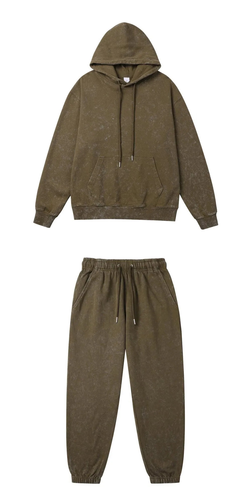 Hoodies Pants Set Oversized Hip Hop Suit Oversized Retro Streetwear