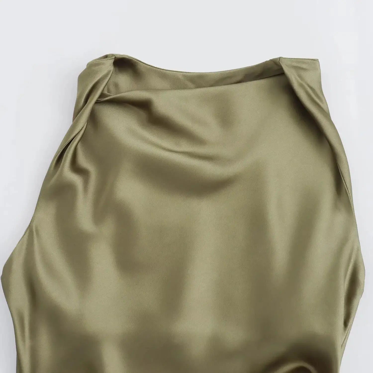 Satin Long Dresses for Women Slip Midi Dress Woman Evening Party