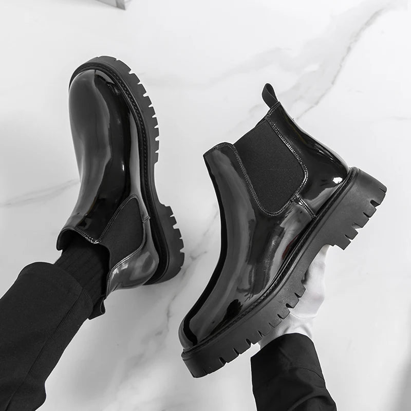 winter boots for models casual style Office and formal Leisure Business Thick