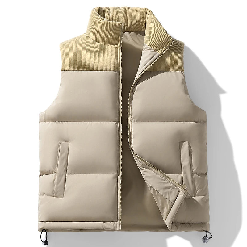Coats Men's Loose Casual Jacket Sleeveless Zipper New Vests