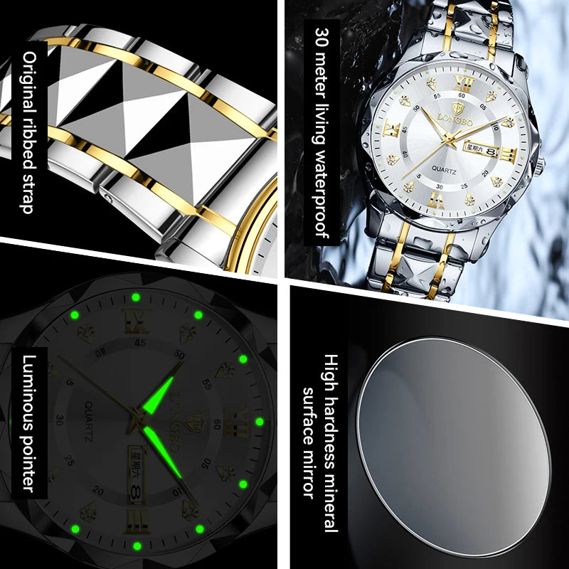 Luxury Men Watch Male Quartz Wristwatch Classic