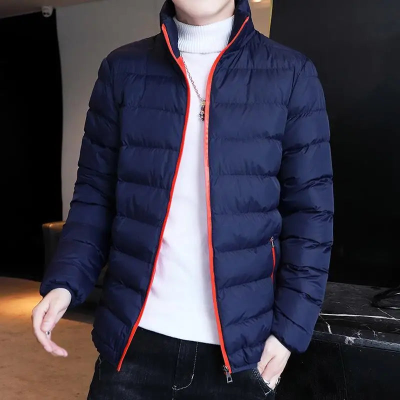 Fashion Zip Winter Jacket Men Autumn Coat Male Clothes