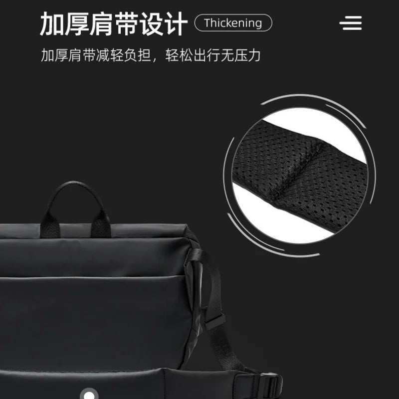 High Street Crossbody Bag Man Outdoor Sport Waterproof Shoulder Bag