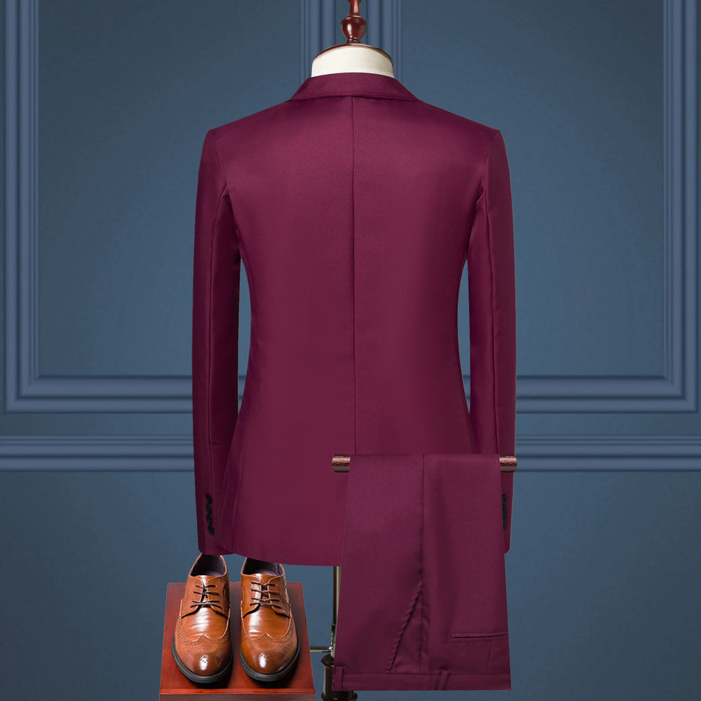 Luxury Men's Suit Business Casual Suit Two-piece