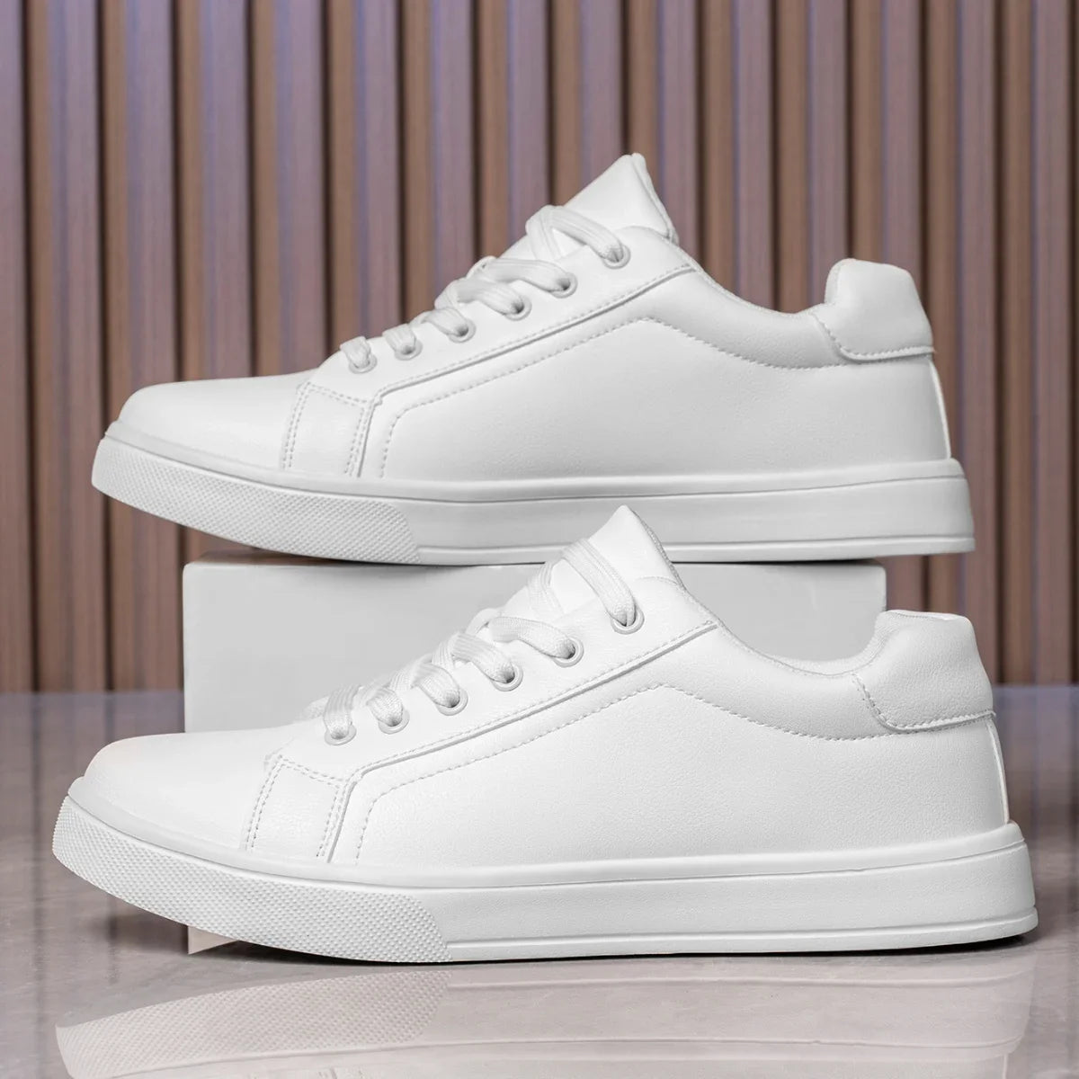 Leather Men Shoes Sneakers Shoe Breathable Leisure Male Sneakers