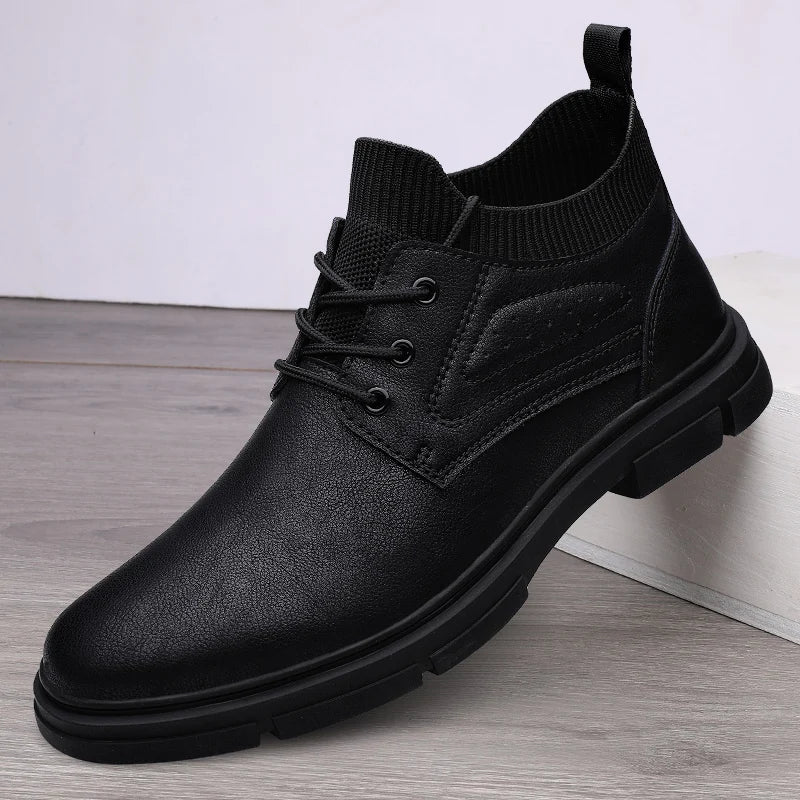 Genuine Leather Boots New Fashion Men's Boats Comfortable Sports Ankle Boots