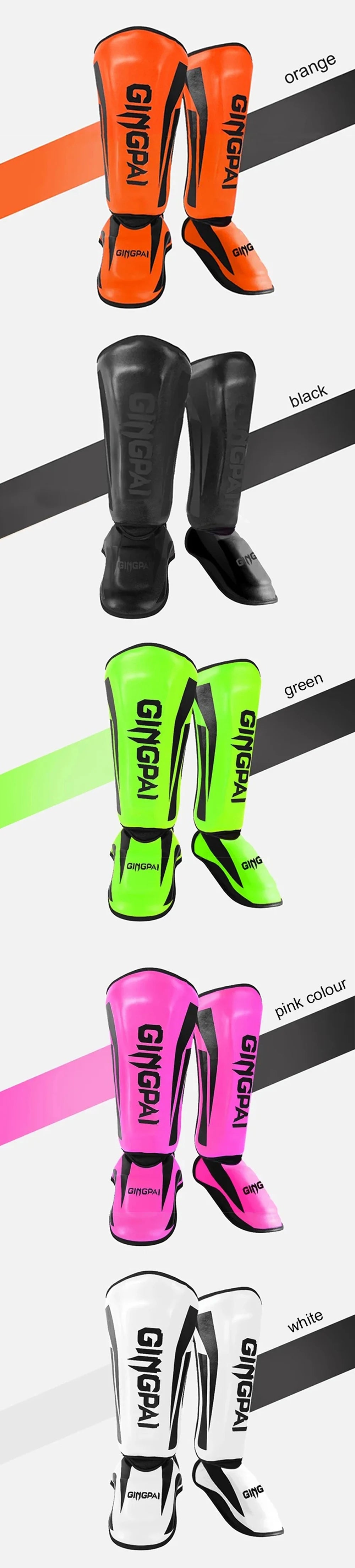 Kickboxing Boxing Shin Guard Pads Muay Thai Martial Arts Leg Protector