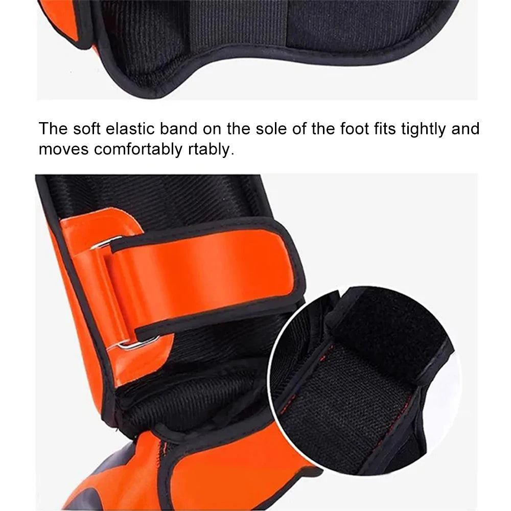 Kickboxing Boxing Shin Guard Pads Muay Thai Martial Arts Leg Protector