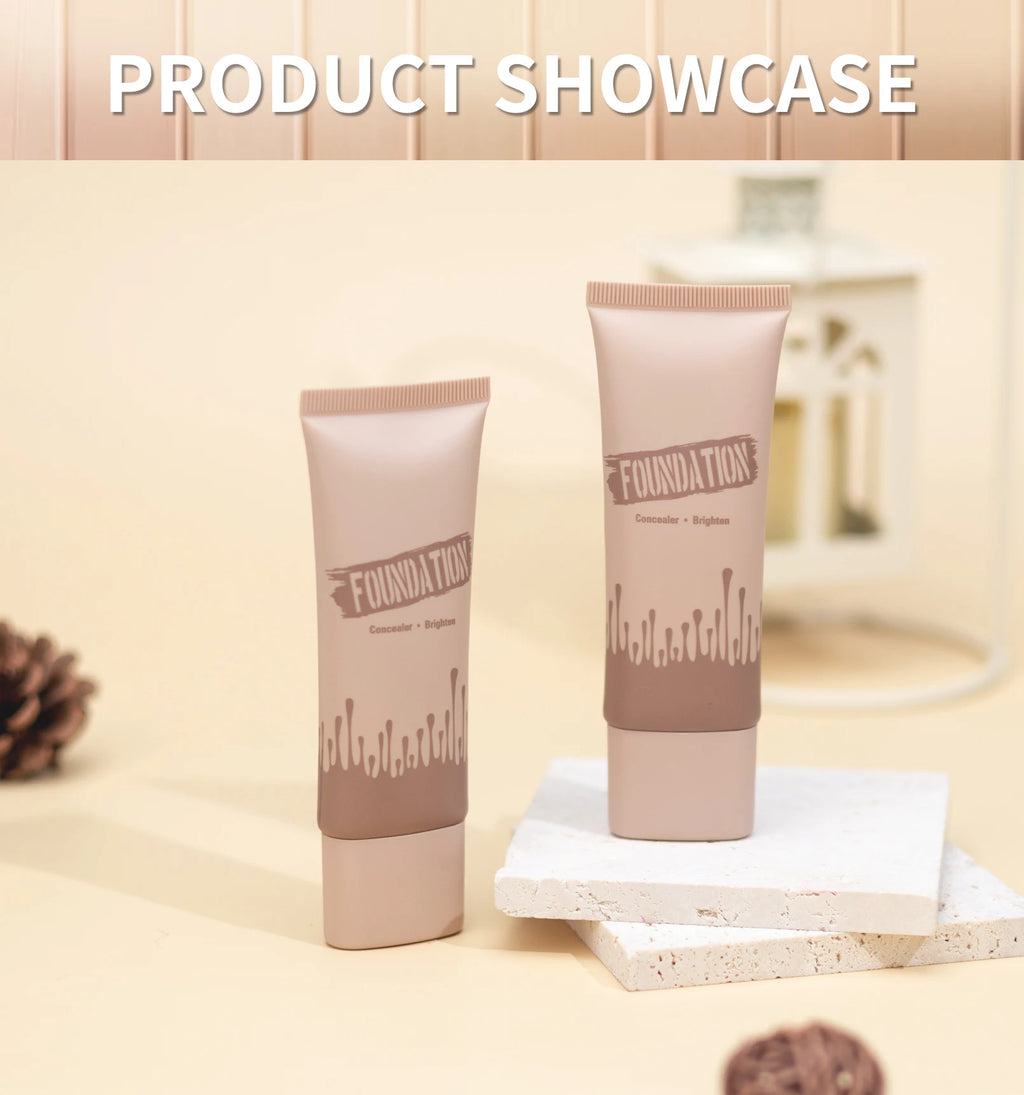 Coverage Foundation, Matte Finish Oil-control Liquid Foundation, Covering Blemishes