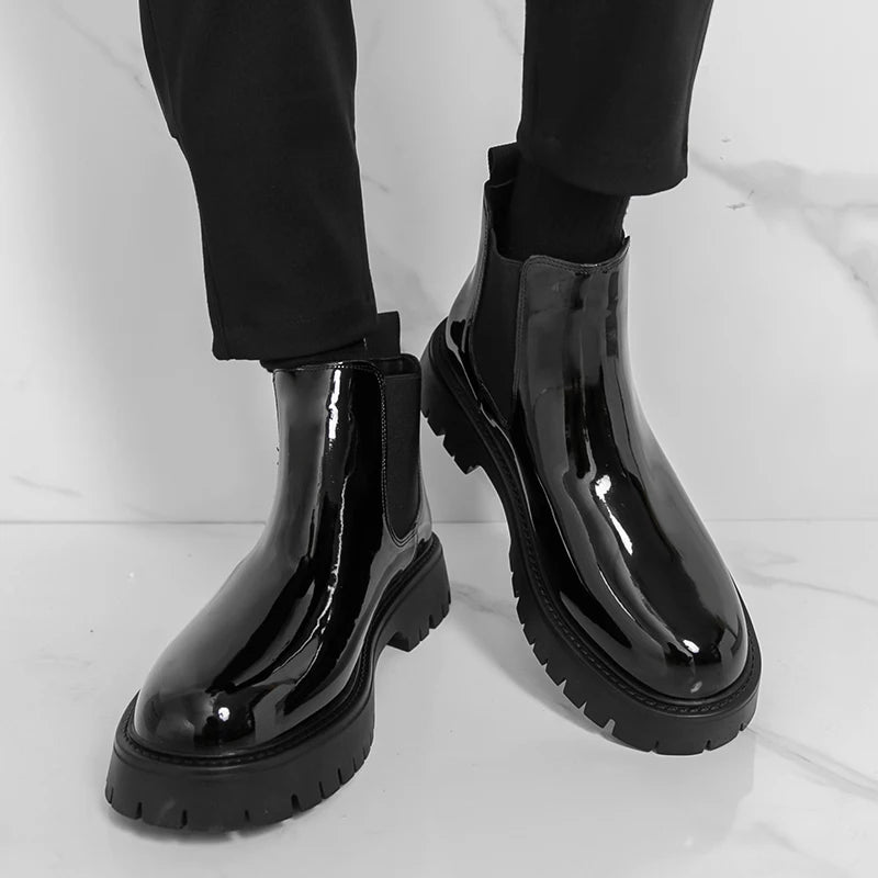 winter boots for models casual style Office and formal Leisure Business Thick