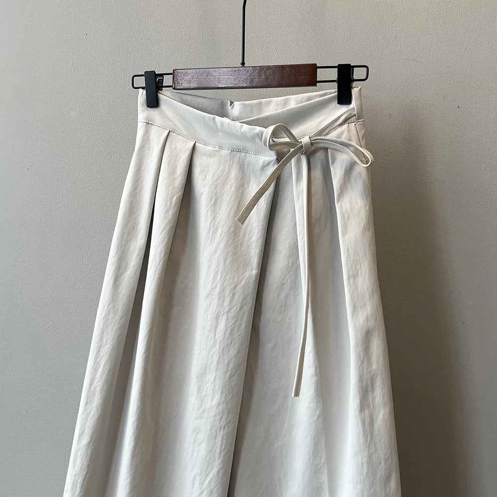 Women Casual Wide Leg High Waist Pants Fashion Clothes Black Brown Pants Female