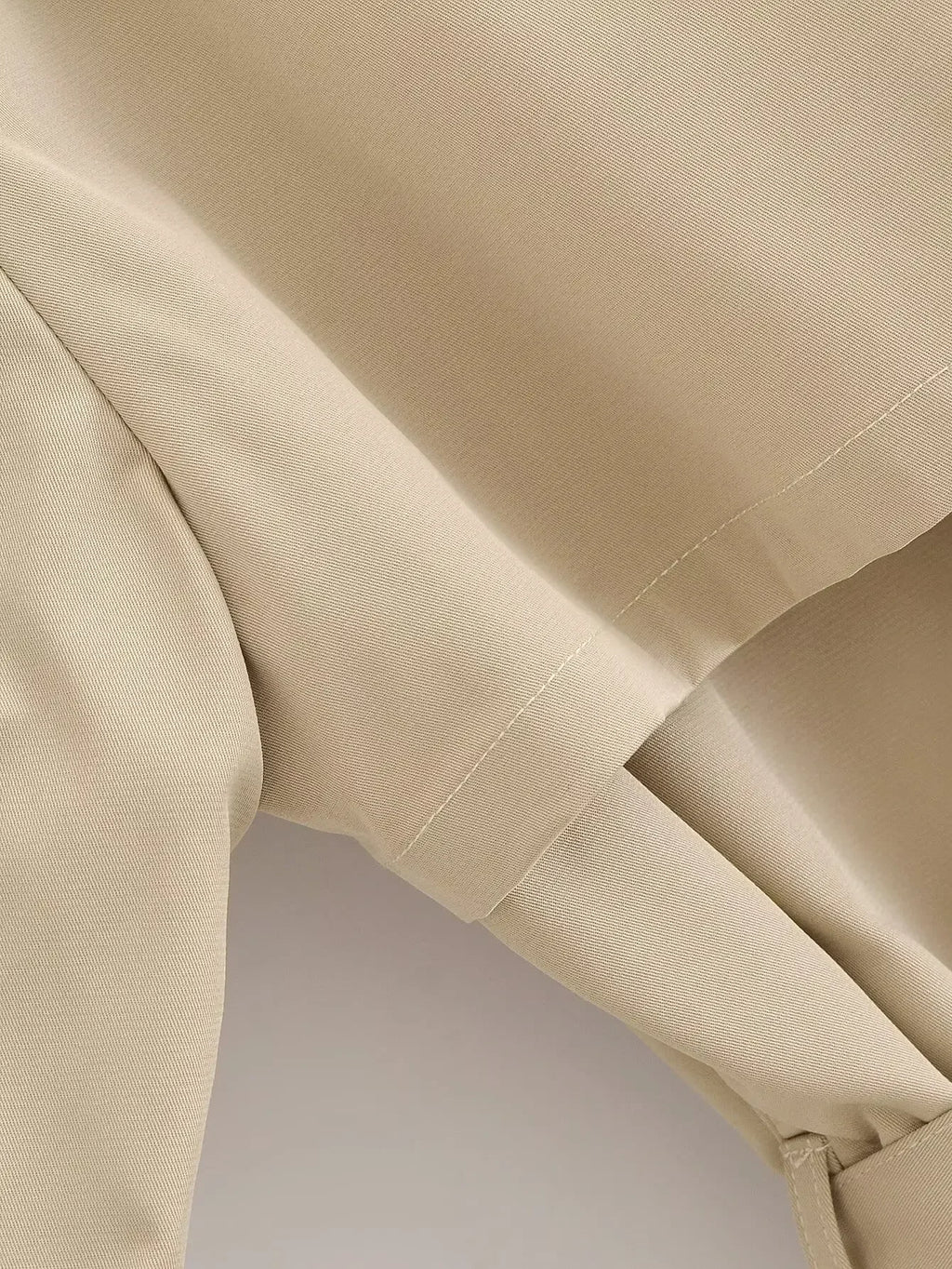 Women Fashion With Belt Solid Breasted Female Chic Lady Outfits
