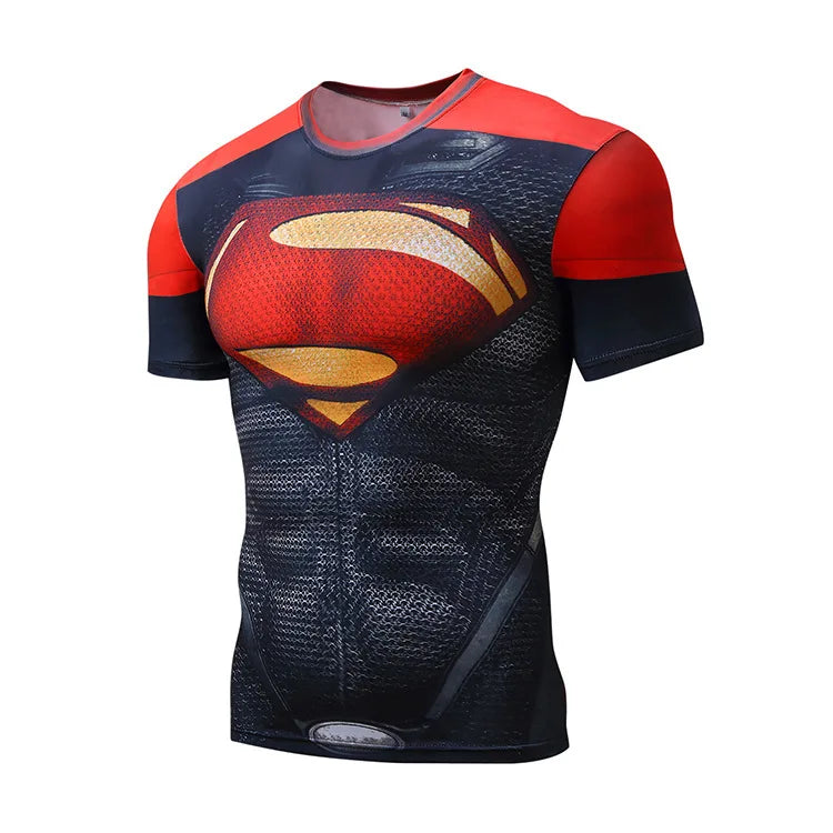 Marvel T Shirt Avengers Sports Fitness