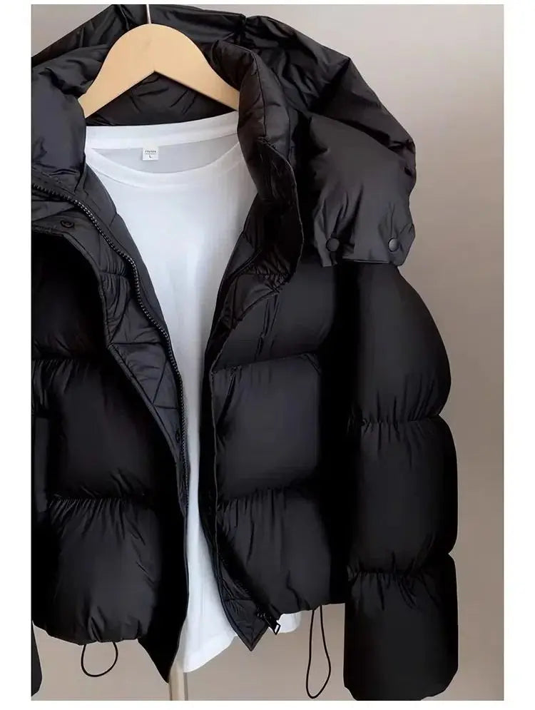 Hooded Cotton Jacket of Women