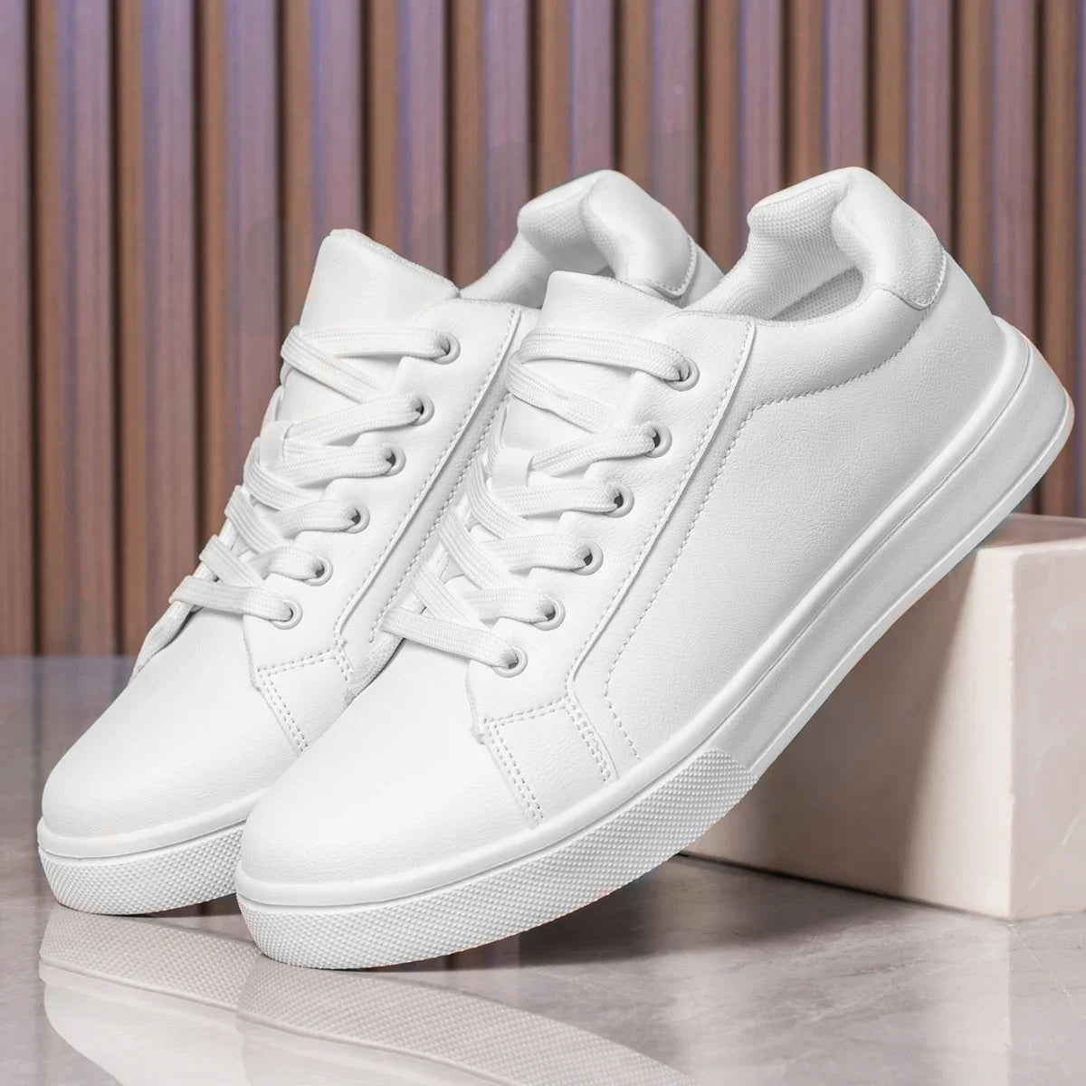 Leather Men Shoes Sneakers Shoe Breathable Leisure Male Sneakers