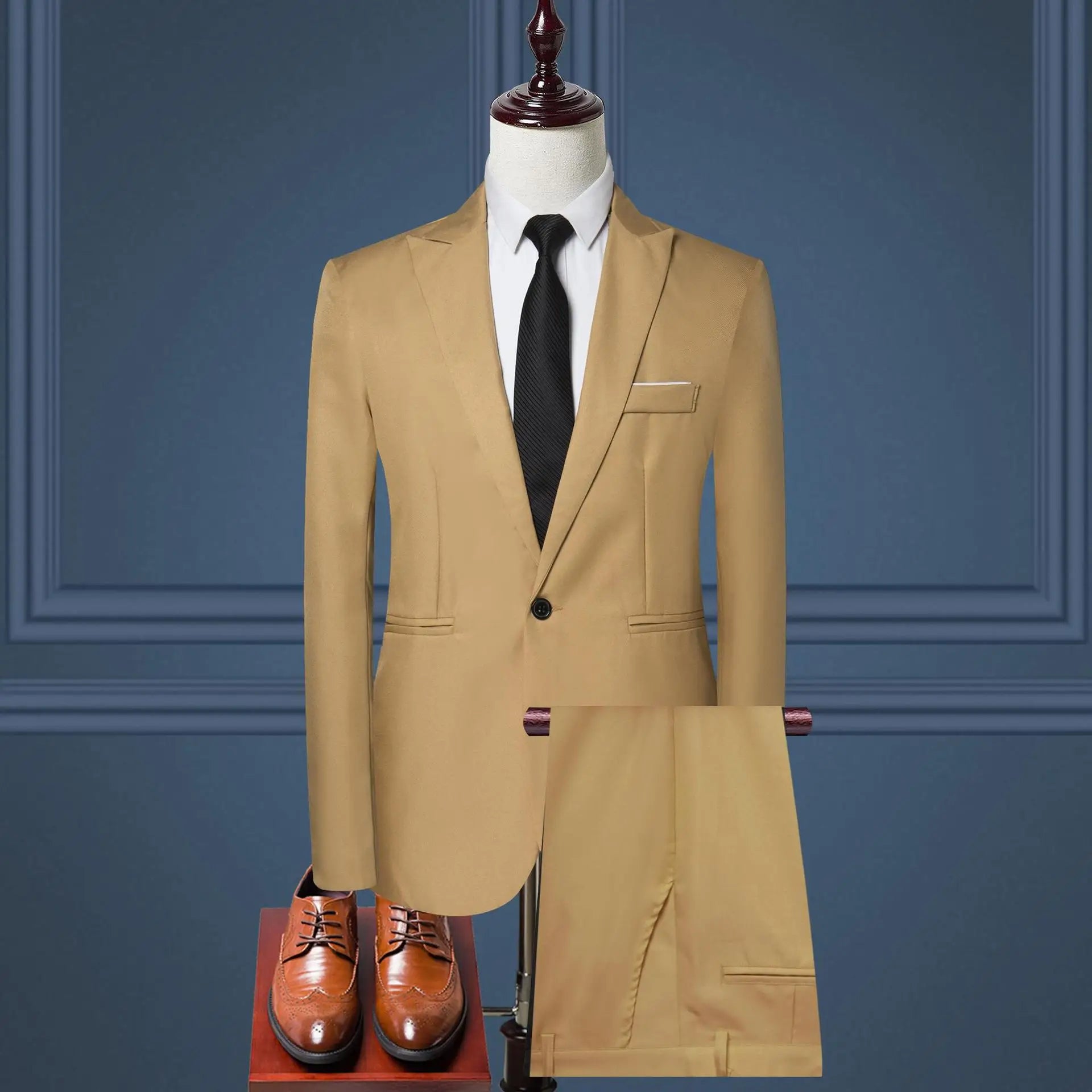 Luxury Men's Suit Business Casual Suit Two-piece