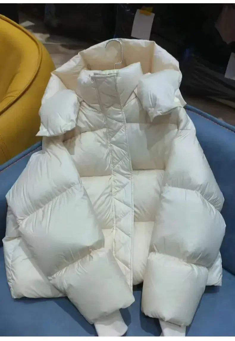 Hooded Cotton Jacket of Women