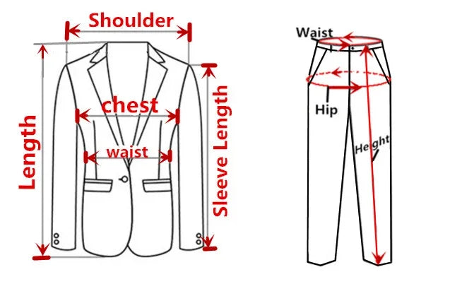 Black Mens Office Suit 3 Piece, Fashion Slim Fit Jackets and Vest with Trousers