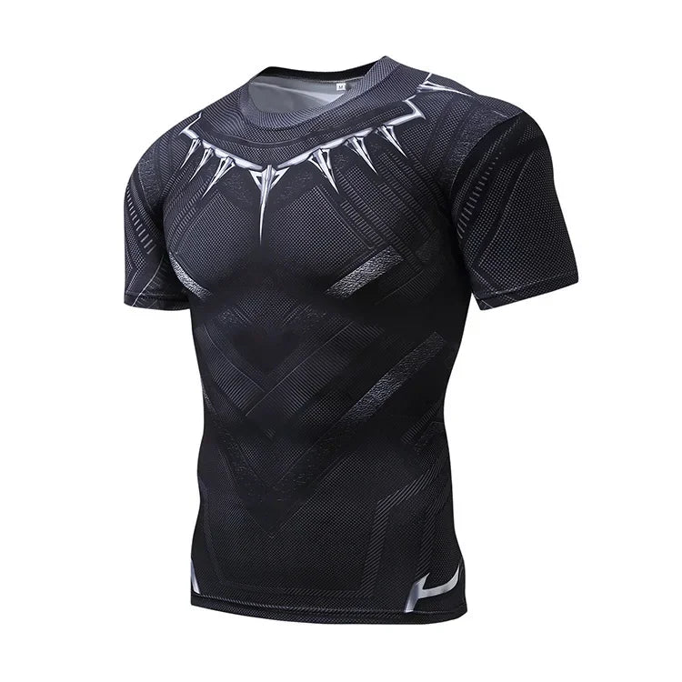 Marvel T Shirt Avengers Sports Fitness