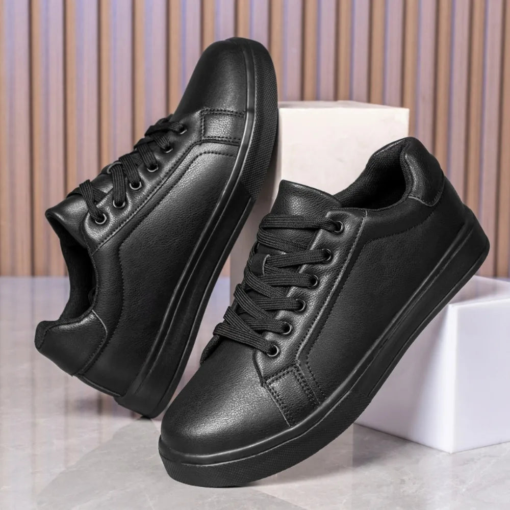 Leather Men Shoes Sneakers Shoe Breathable Leisure Male Sneakers