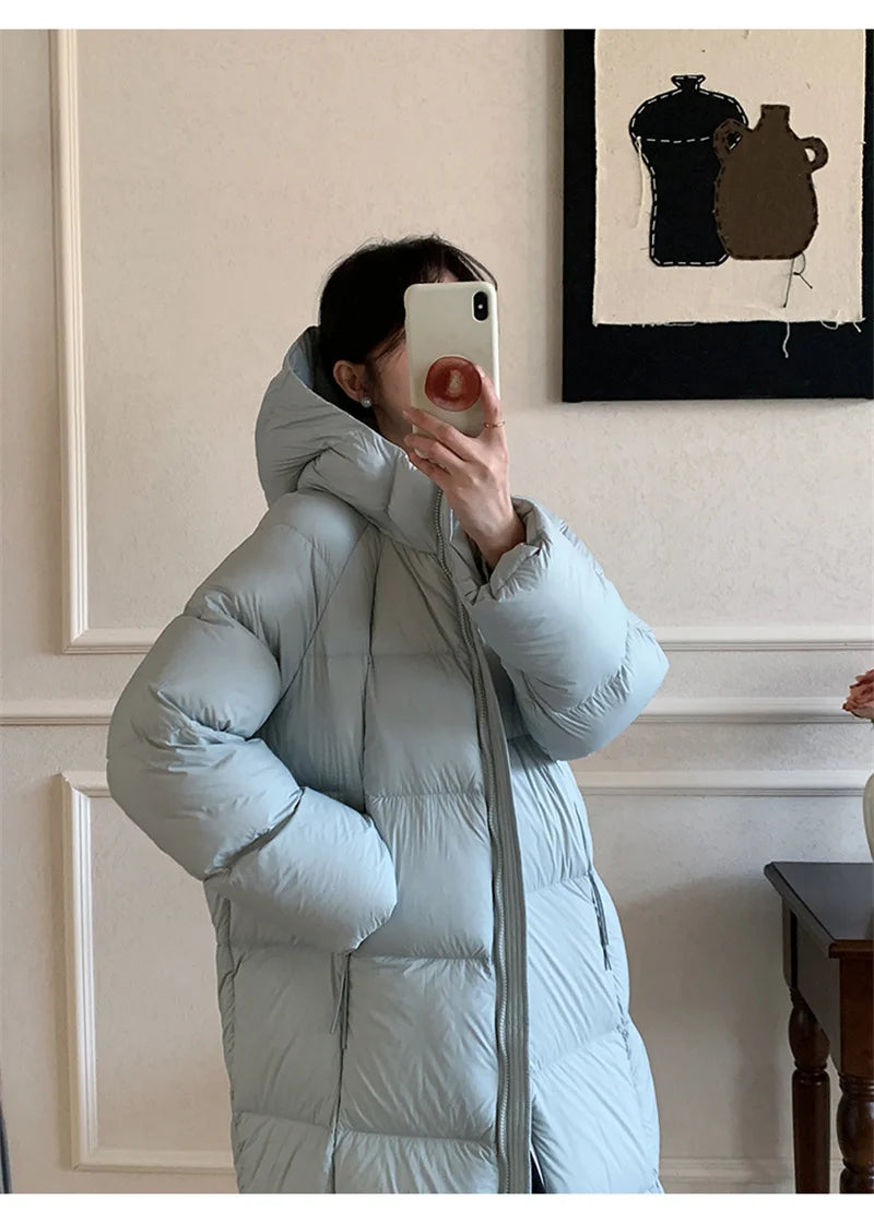 ZAROY Women's Jacket Parkas Winter Cotton-padded Solid Outerwear