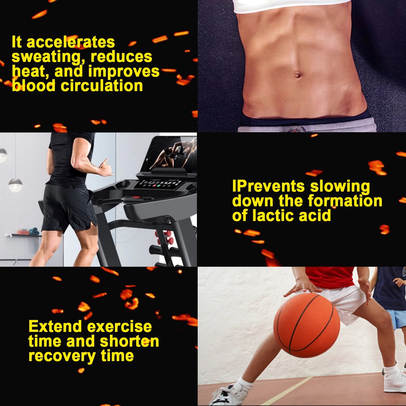 Hot Sweat Cream 120g Fat Burning Tighten Abdominal Muscles Arms Legs Waist Fat Loss
