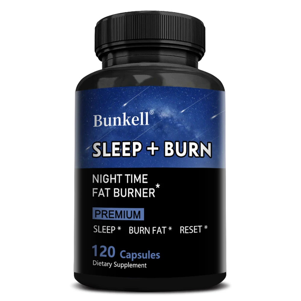 Night Fat Burner and Sleep Supplement - Boost Metabolism and Burn Fat Effectively,