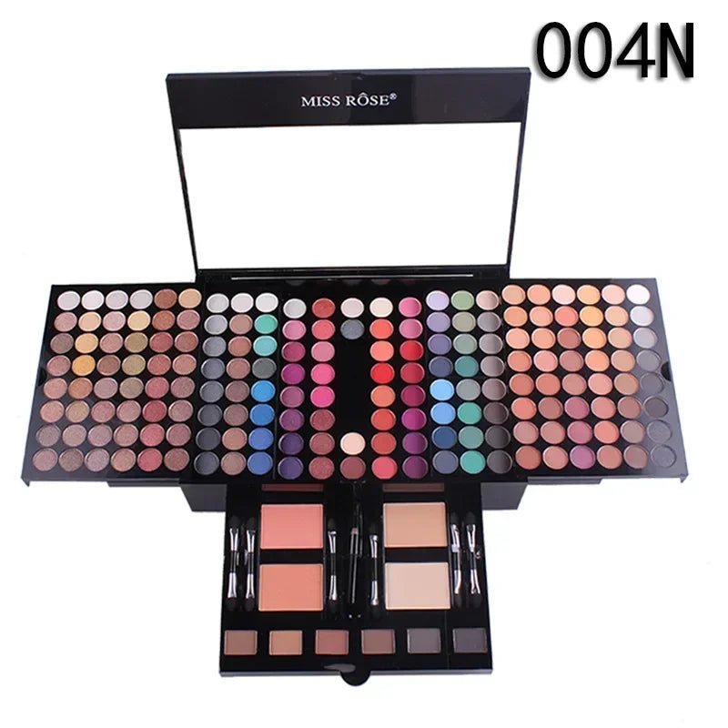 Miss Rose Makeup Case Set Kit-Ultimate Color Combination-Holiday Gift Set
