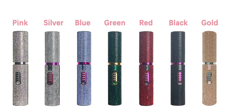 Electric USB Hair Straightener Curler Fashion Colored Diamond Design Wireless