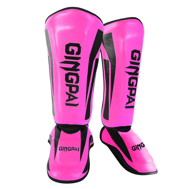 Kickboxing Boxing Shin Guard Pads Muay Thai Martial Arts Leg Protector