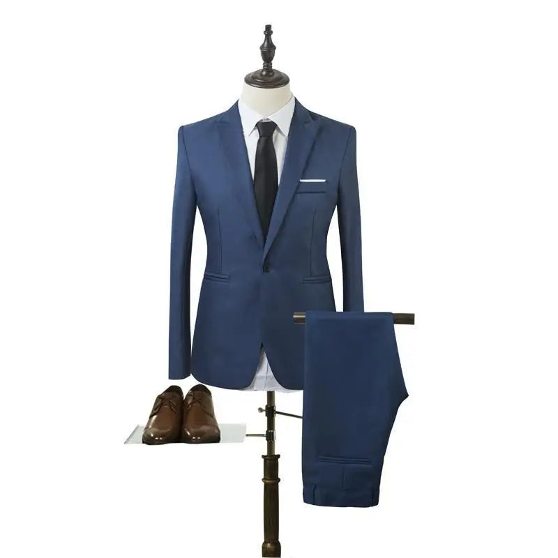 Luxury Men's Suit Business Casual Suit Two-piece