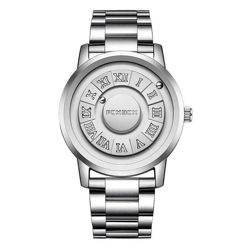 FOXOBOX Brand Luxury Scrolling  Force Quartz Wristwatch