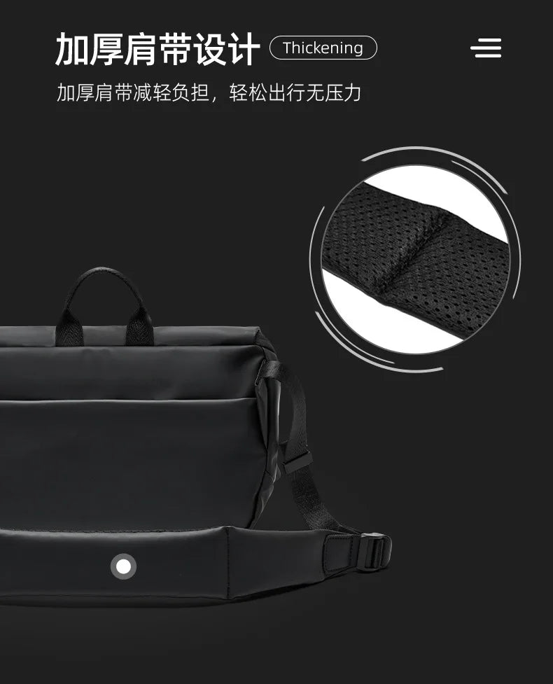 High Street Crossbody Bag Man Outdoor Sport Waterproof Shoulder Bag