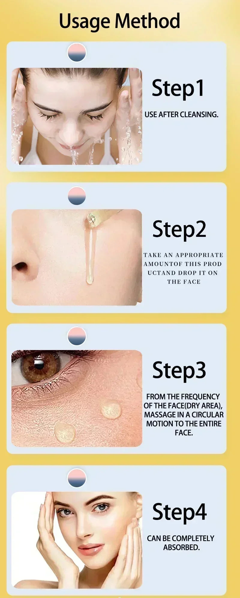 Anti Aging Facial Retinol Serum Improve Skin Elasticity Fade Fine Lines Firming