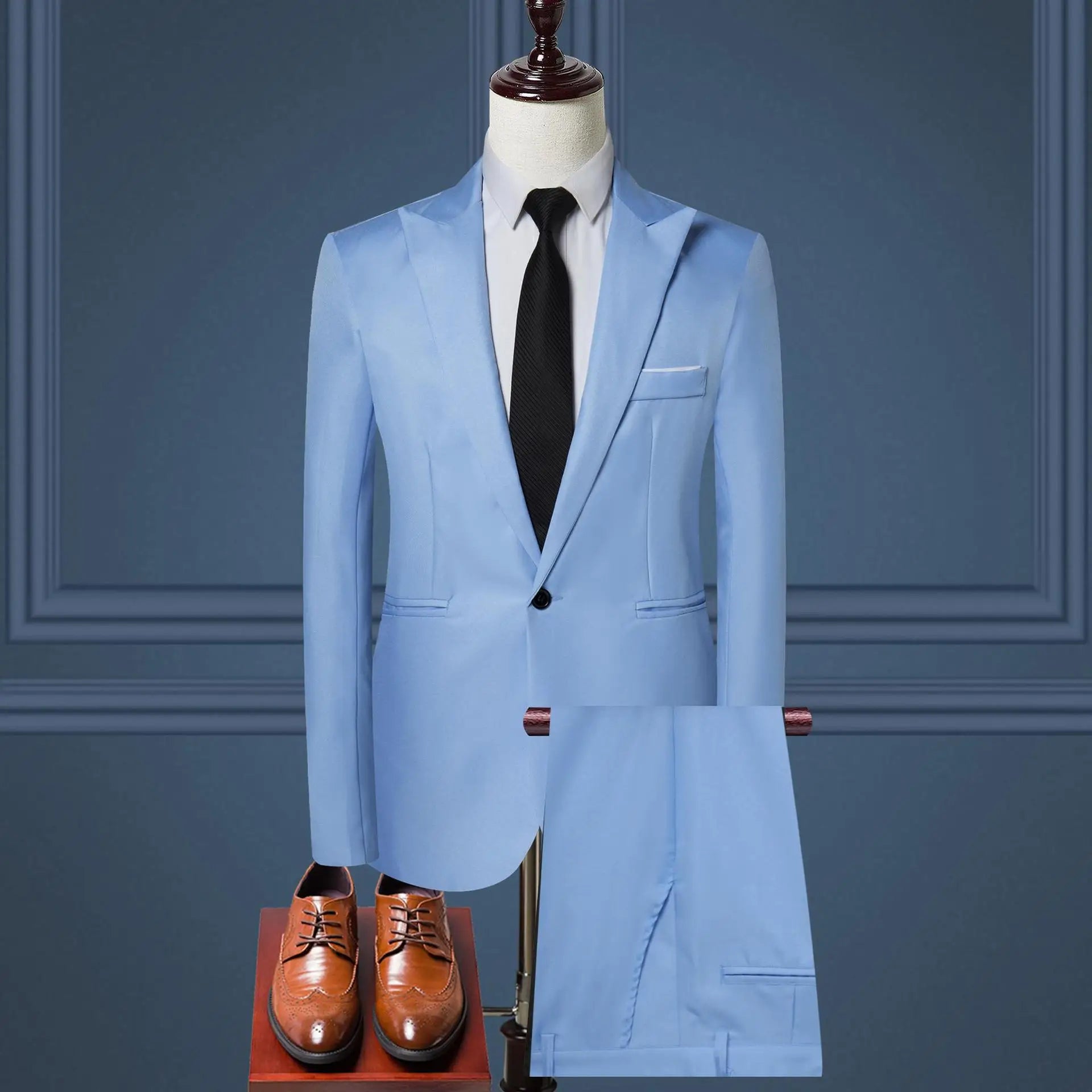 Luxury Men's Suit Business Casual Suit Two-piece