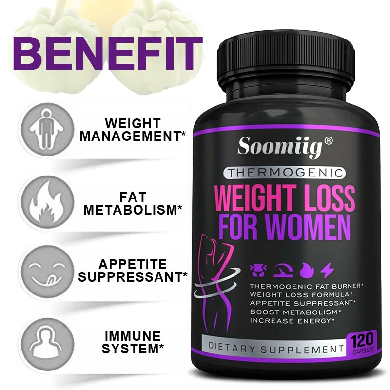 Thermogenic Fat Burner - Natural Appetite Suppressant, Weight Management