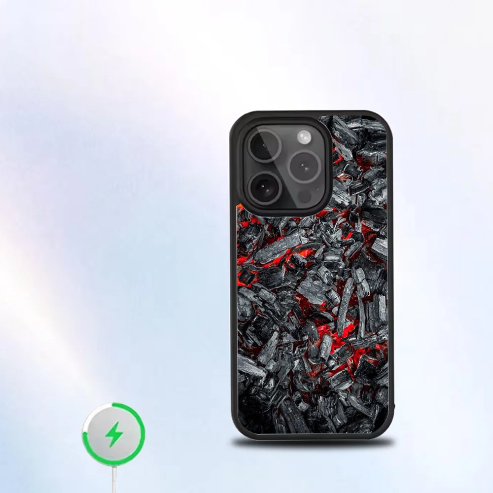 Carbon Fiber Pattern Painting Phone Case  For IPhone 16 15 14 13 12 11 Pro Mini Max