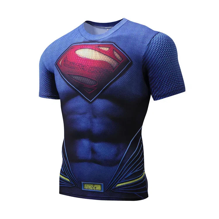 Marvel T Shirt Avengers Sports Fitness