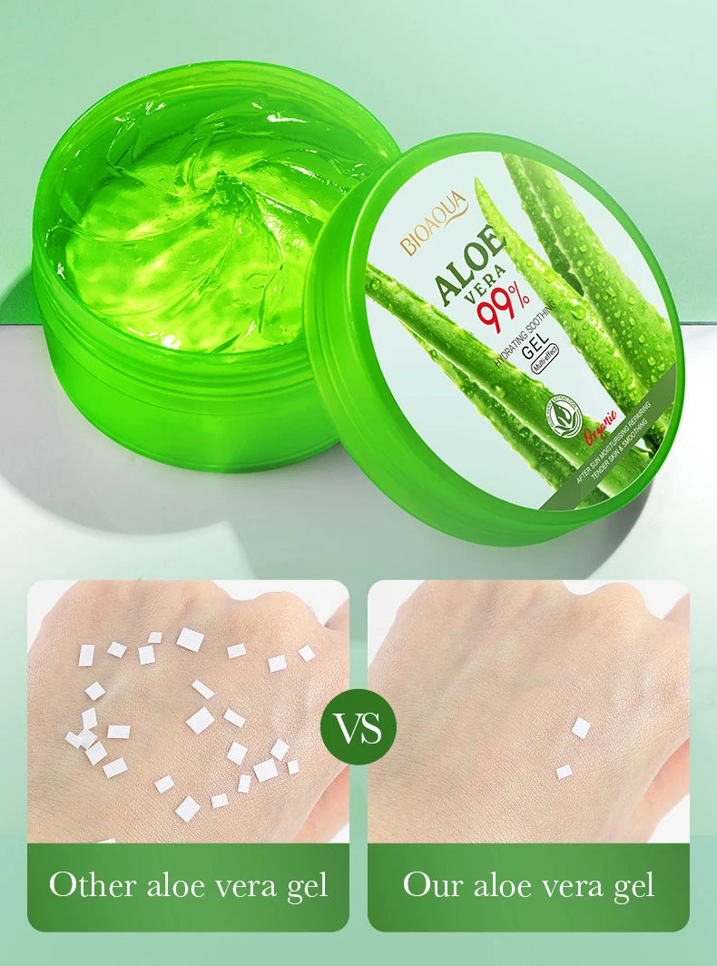 BIOAQUA Moisturizing and Soothing Aloe Vera Gel Creams Skin