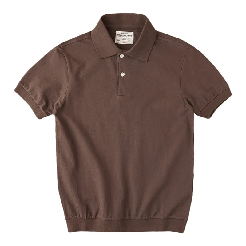 American t-shirt men short-sleeved polo shirt men half-sleeved summer