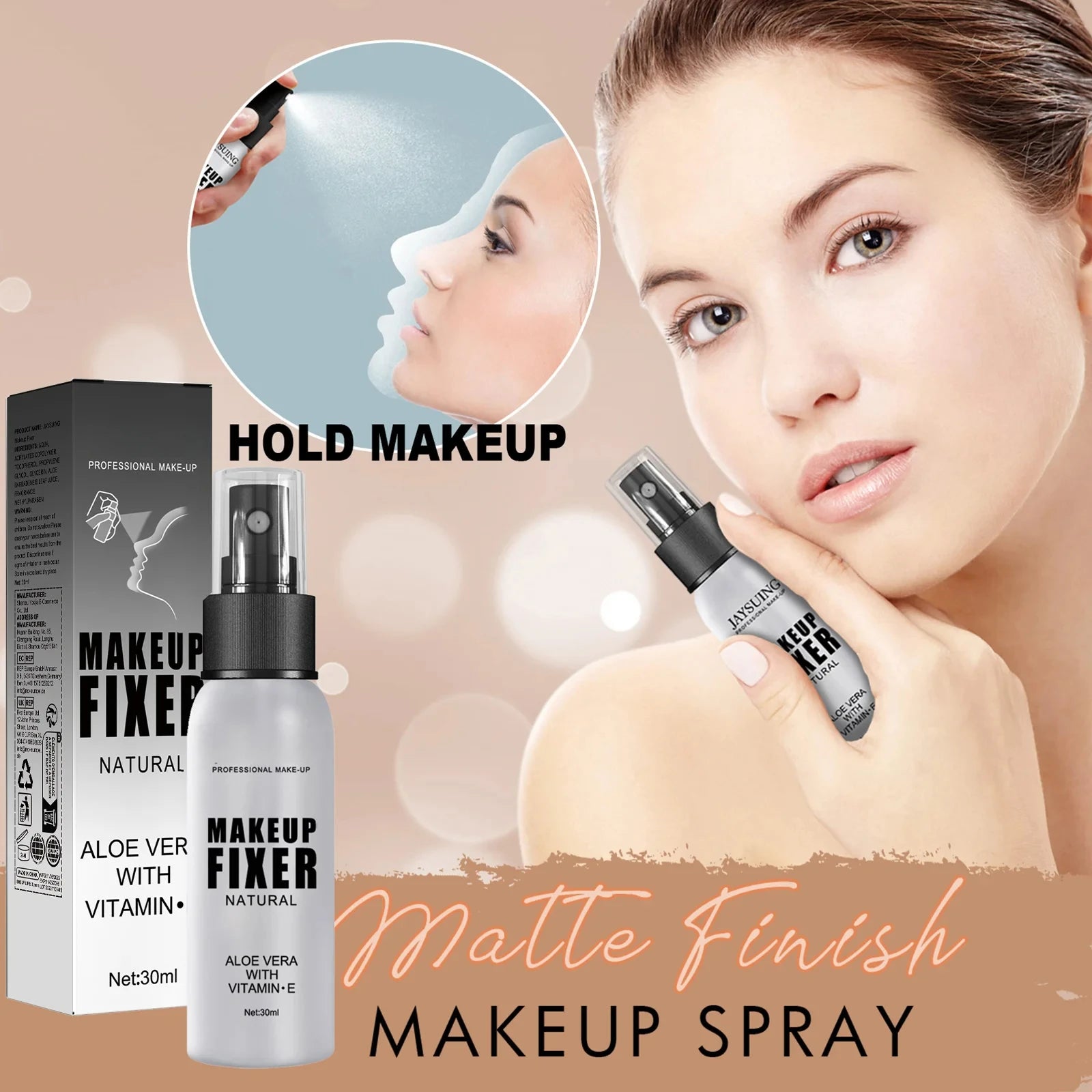 Makeup Setting Spray For Face Transfer-proof Long-lasting Oil-free