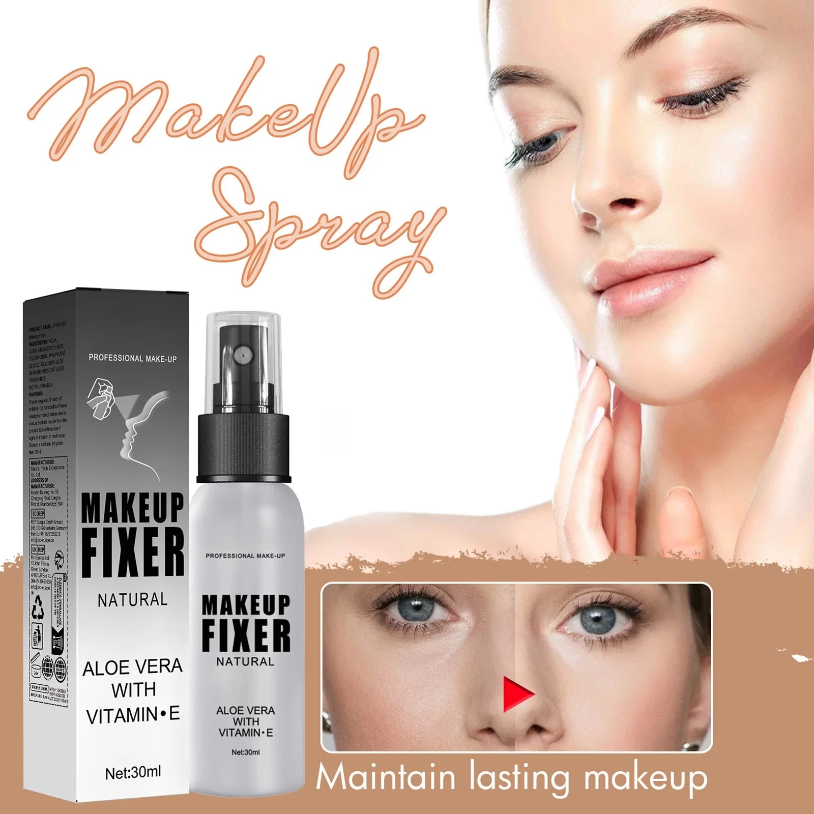 Makeup Setting Spray For Face Transfer-proof Long-lasting Oil-free