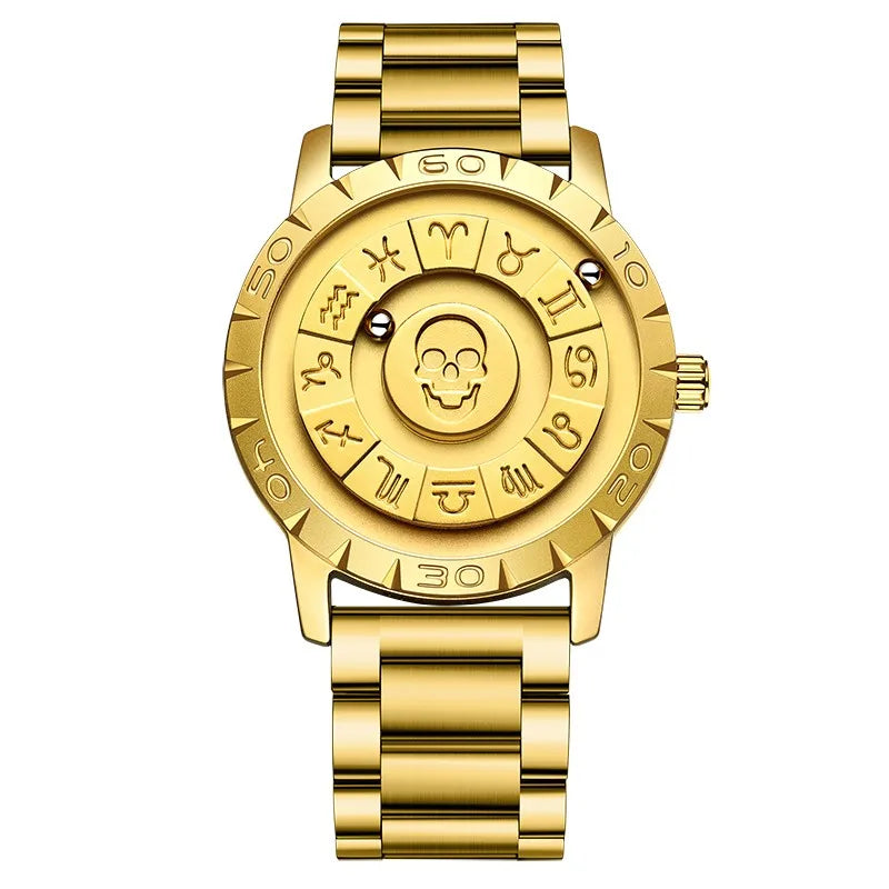 FOXOBOX Brand Luxury Scrolling  Force Quartz Wristwatch