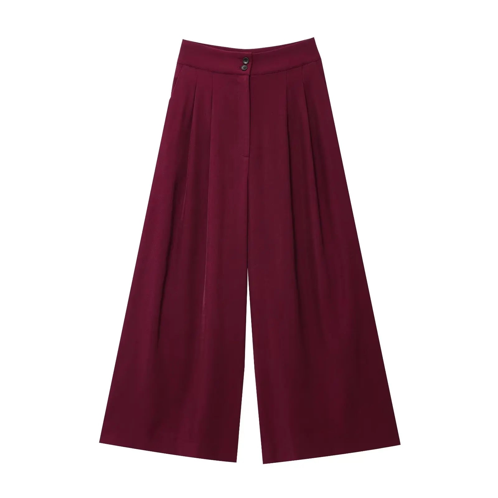 TFMLN Fashion Women's Trouser Suits V-Neck Top with Belt Straight Pants Sets