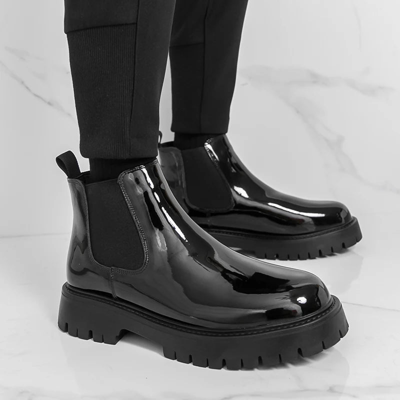 winter boots for models casual style Office and formal Leisure Business Thick