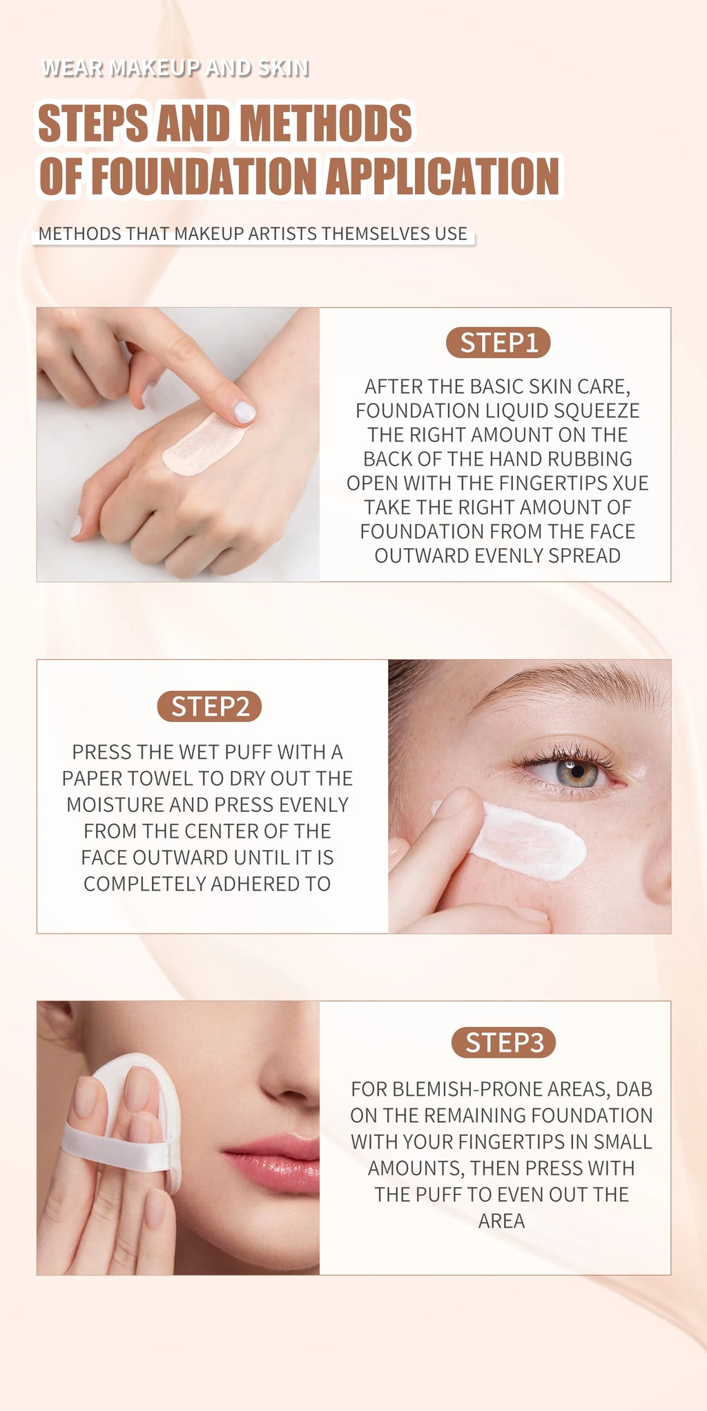 Coverage Foundation, Matte Finish Oil-control Liquid Foundation, Covering Blemishes