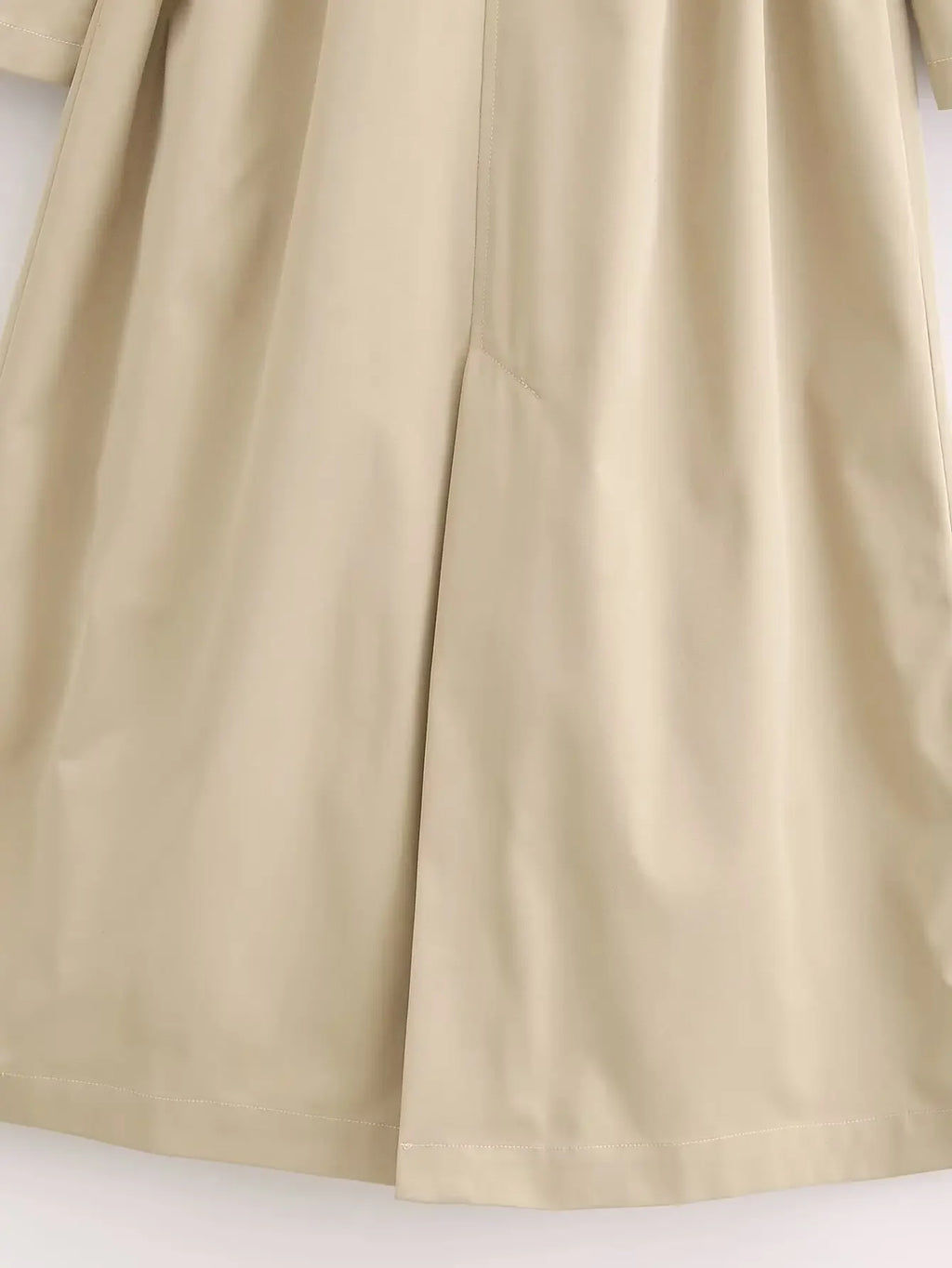 Women Fashion With Belt Solid Breasted Female Chic Lady Outfits