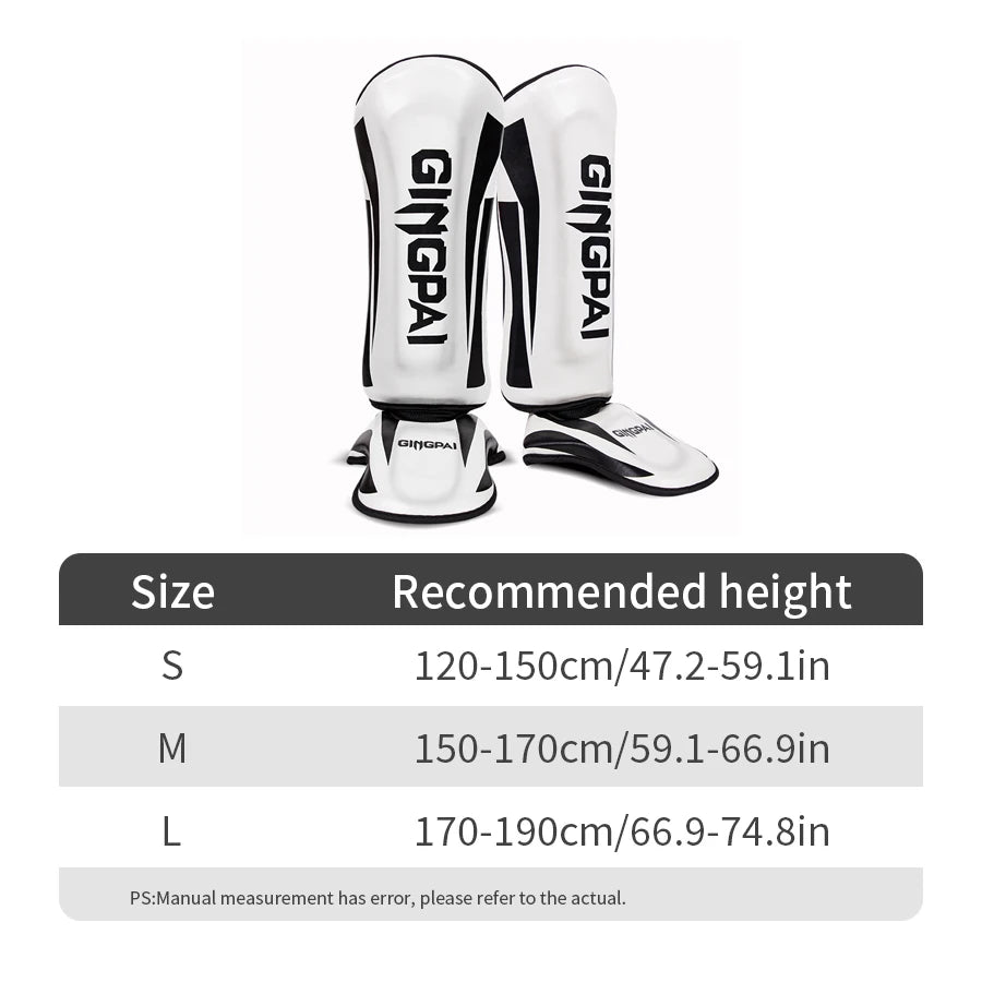 Kickboxing Boxing Shin Guard Pads Muay Thai Martial Arts Leg Protector